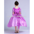 Children Frocks Designs Party Girls Birthday Dresses Purple Christmas Party Little Girl